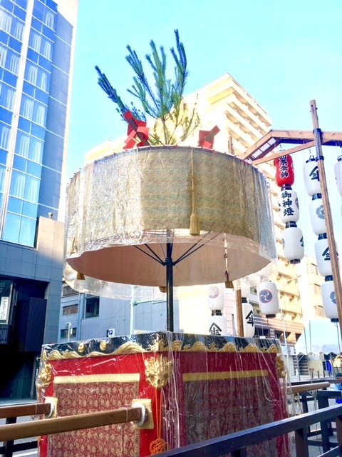 祇園祭の四条傘鉾の傘